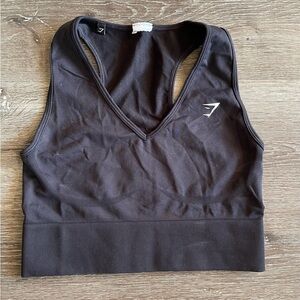 Gymshark Black Crop Top